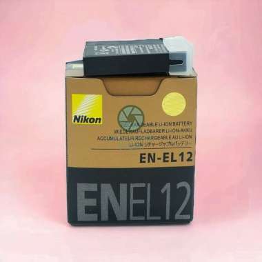 Baterai Kamera Nikon EN-EL12 Coolpix aw120 aw110 s8100 s800c s70 s9900 s31 for Charger MH-65