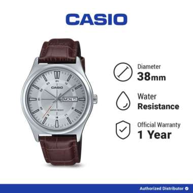 Casio Jam Tangan Pria MTP-V006L-7CUDF Original Analog Brown