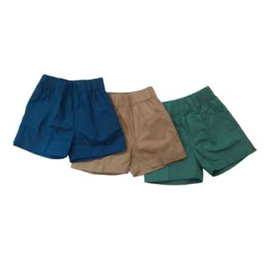 PLEU Celana Pendek Katun Celana Anak Laki Laki Hijau 6 bulan