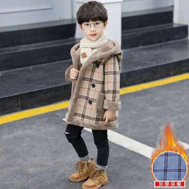 SPV COAT ANAK WOOL UNISEX 140 Coklat