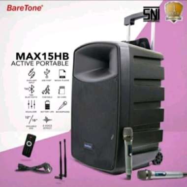 Wireless Portable Baretone MAX15HB Meeting speaker MAX-15HB 15 HB 15"