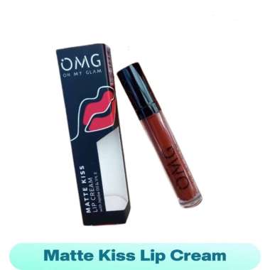 OMG Oh My Glam Matte Kiss Lip Cream 3.5g ( lipstick lipstik lipcream ) 11 Bumble