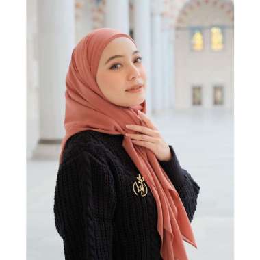 Koyu Hijab Segitiga Iner Meira Cepol Praktis DARKMOCCA