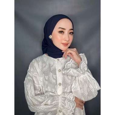Koyu Hijab Segitiga Iner Meira Cepol Praktis NAVY