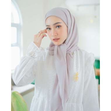 Koyu Hijab Segitiga Iner Meira Cepol Praktis LIGHTGREY
