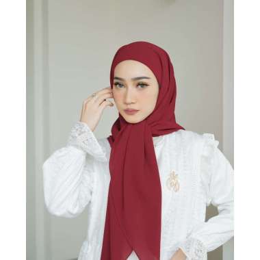 Koyu Hijab Segitiga Iner Meira Cepol Praktis MAROON