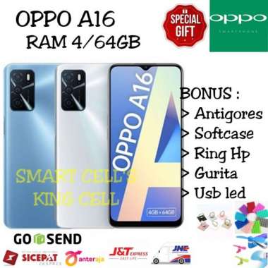 OPPO A16 RAM 4/64GB GARANSI RESMI OPPO INDONESIA