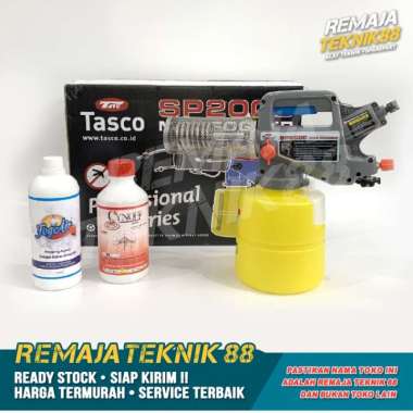PAKET LENGKAP MESIN FOGGING TASCO SP 2000 SP2000 TANPA SOLAR / INDOOR Merah