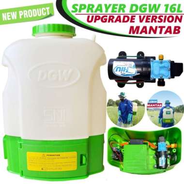 SPRAYER GENDONG ELEKTRIK DGW 16 LITER POMPA HIU - UPGRADE VERSION DUS BIASA BATERAI 8AH
