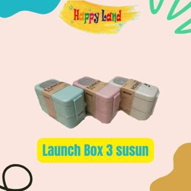 Lunch Box 3 Susun Multicolor