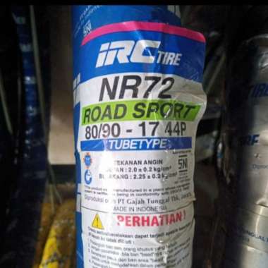Ban pelek 17 IRC 80 90 17 NR 72 Non Tubeless ban Motor Bebek