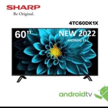 SHARP TV LED 60INCH 4T-60DK1X ANDROID TV 4K Multicolor