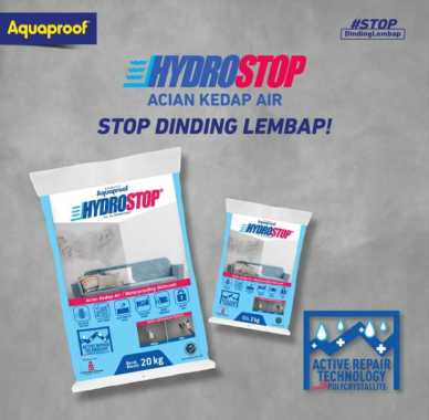 Hydrostop 2kg Acian Kedap Air, semen acian water proofing (anti lembab tembok), semen pelapis anti b