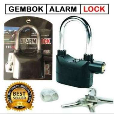 Gembok alarm clock anti maling