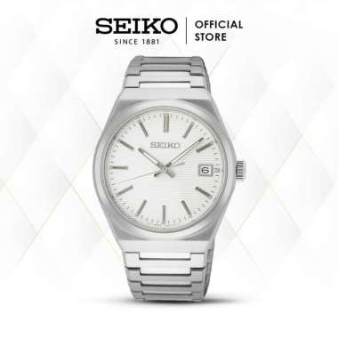 Seiko Classic SUR553P1 Men Silver Dial Stainless Steel Strap SUR553P