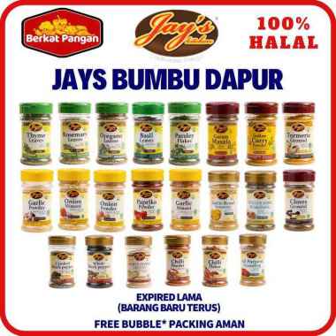 Jay's Bumbu Dapur All Varian / Jays / Jay / Bumbu masak /Oregano / Parsley/ Herb Pala