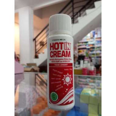 Hot In Cream Botol 60gr & 120gr •||• Tube Pakai Dus 60gr & 120gr hot n krim Merah Putih btl120gr