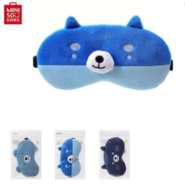 Miniso Penutup Mata Tidur Animal Face Eye Mask Multicolor