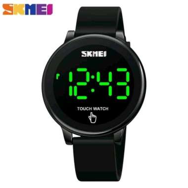 Jam Tangan Skmei 1842 Strap Tali Rubber Hitam