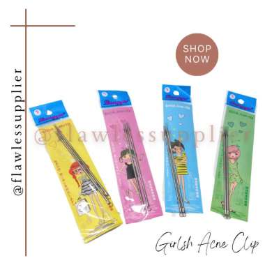 [ISI 2PCS] Pinset Komedo / Pencetan Komedo / Pencetan Jerawat / Alat Komedo / Pembersih Komedo & Jer