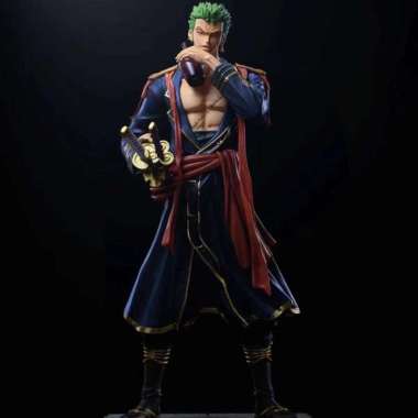 One Piece Roronoa Zoro Drinking State Posture Statue Figure