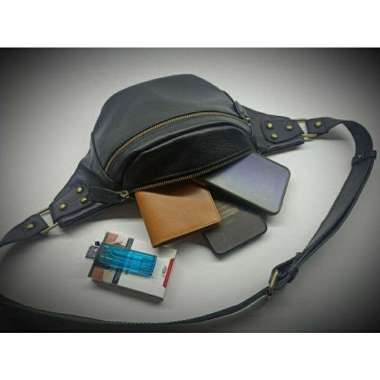 Mivaso Waist Bag Pria Kulit Asli Premium Original - Waist Bag Kulit Pria Asli - Tas Waist Bag Kulit 