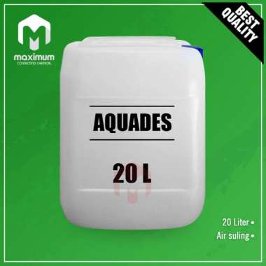 Aquadest / Akuades / Aquades / Air Suling / Air Aki Radiator 20 Liter Multivariasi Multicolor