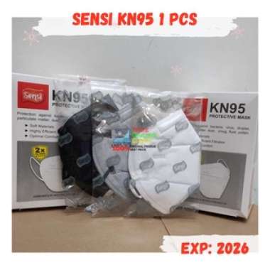 Masker KN95 Sensi 1 Pcs Hitam