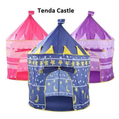 Mainan Tenda Anak Model Rumah Tenda Castle Anak Mainan Rumah Rumahan Tenda castle