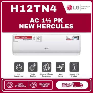 FREE ONGKIR WIL JADETABEK AC LG H12TN4 1,5 PK New Hercules Low Watt Turbo Cooling 1.052W