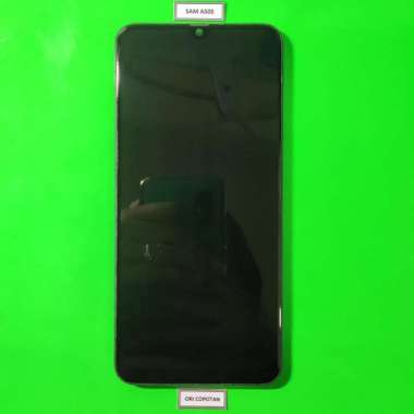 LCD FULLSET PLUS FRAME PLUS BATERAI BATRE SAMSUNG A50S ORI COPOTAN