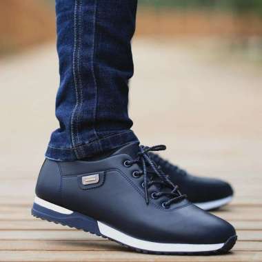 MIVASO NEW Sepatu Pria Casual Formal IMPORT G114 Fashion Zapatos De Hombre 43 NAVY
