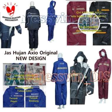 Jas Hujan AXIO / raincoat Axio 882 silver series / Stelan Axio XXL Multicolour