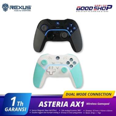 Rexus Gamepad Daxa Asteria AX1 V2 Black Grey