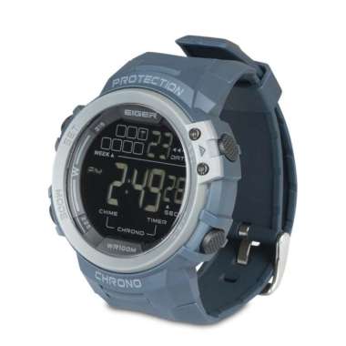 EIGER ORIGINAL YP11358 WATCH JAM TANGAN DIGITAL (EXTRA STRAP + BATT) BLANCA MDW