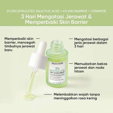 All Produk Skintific ( Moisturizer Serum Sunscreen dll ) Serum Acne 20ml