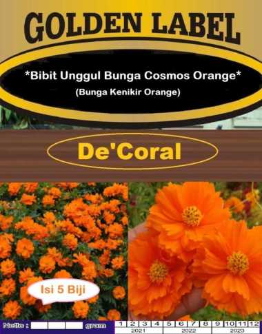 Bibit Bunga Cosmos Orange| Benih Bunga Kenikir Orange| Bibit Kenikir