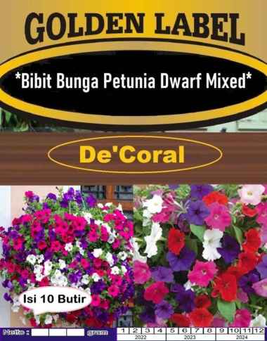 Bibit Bunga Petunia Dwarf Mixed|Benih Bunga Petunia Mix|Bunga Gantung