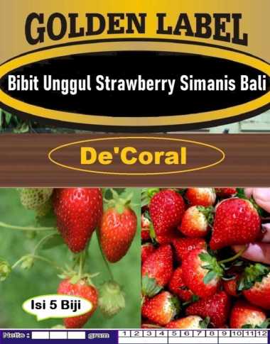 Bibit Unggul Strawberry Simanis Bali | Biji Benih Strobery
