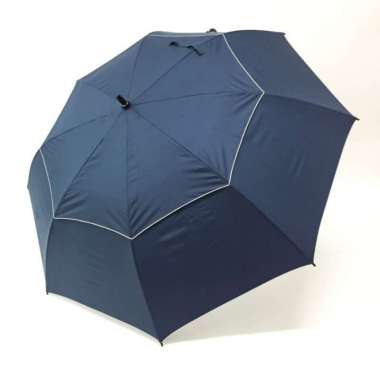Payung tongkat / payung golf / fiber / GRC / susun dua - 75004 Navy