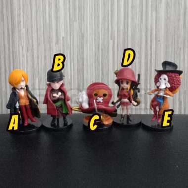 mainan anak action figure anime one piece MINI topper kue RANDOM