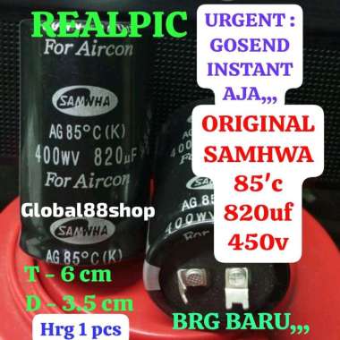 ELCO ECO EKO 820uf/400v 820uf 400v 820 400 SAMHWA ORIGINAL