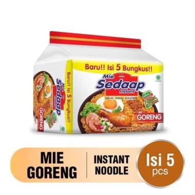 Promo Harga Sedaap Mie Goreng Original per 5 pcs 90 gr - Blibli