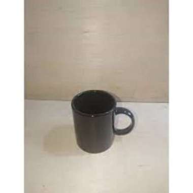 Mug Keramik Hitam Polos Kaibon | Gelas Mug souvenir Hitam Polos Kaibon