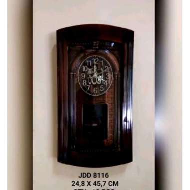 jam dinding musik bandul 8116