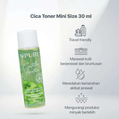 NPURE Cica Face Toner Centella Asiatica Toner Wajah 30ml