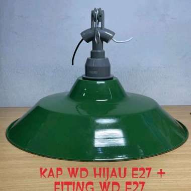 Kap Lampu Jalan E27+ Fiting E27 Fiting Lampu Gantung E27 + Kap WD E27