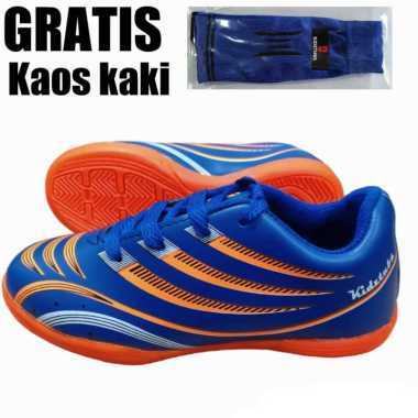 Sepatu Futsal Anak Laki Laki Usia 2 -10 Tahun PAUD TK SD SMP Kelas 1 2 3 4 5 6 7 8 9 0 Tahun-KIDZTUB