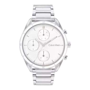 Calvin Klein CK-25200171 - Jam Tanga Wanita Silver Original Garansi Resmi