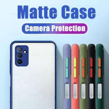 Soft Case Samsung Galaxy M52 5G Soft Aero Color Button Matte Hijau Matcha